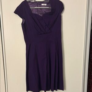 Classy Purple Women's Midi dress